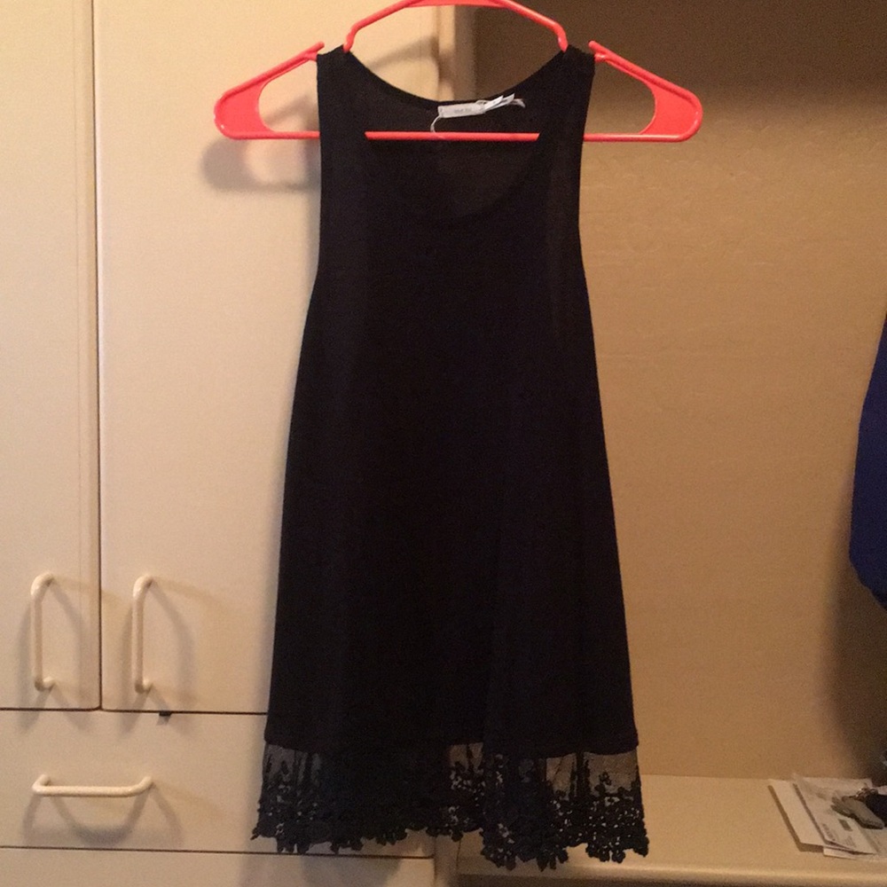 Kimchi Blue Urban Outfitters tank with lace bottom